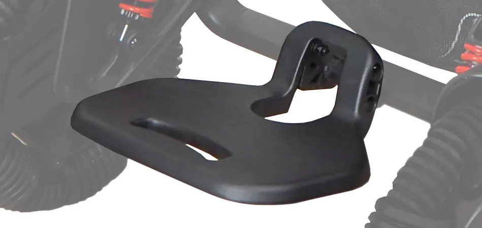 voiturette électrique avec repose pieds réglable