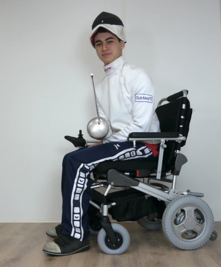 escrime handisport gaetan témoignage